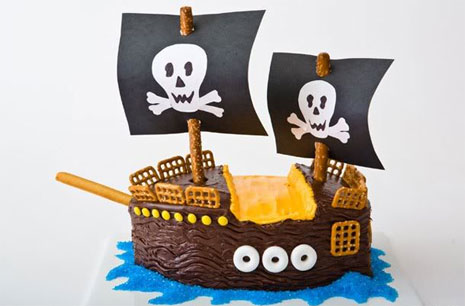 Тортик в пиратском стиле